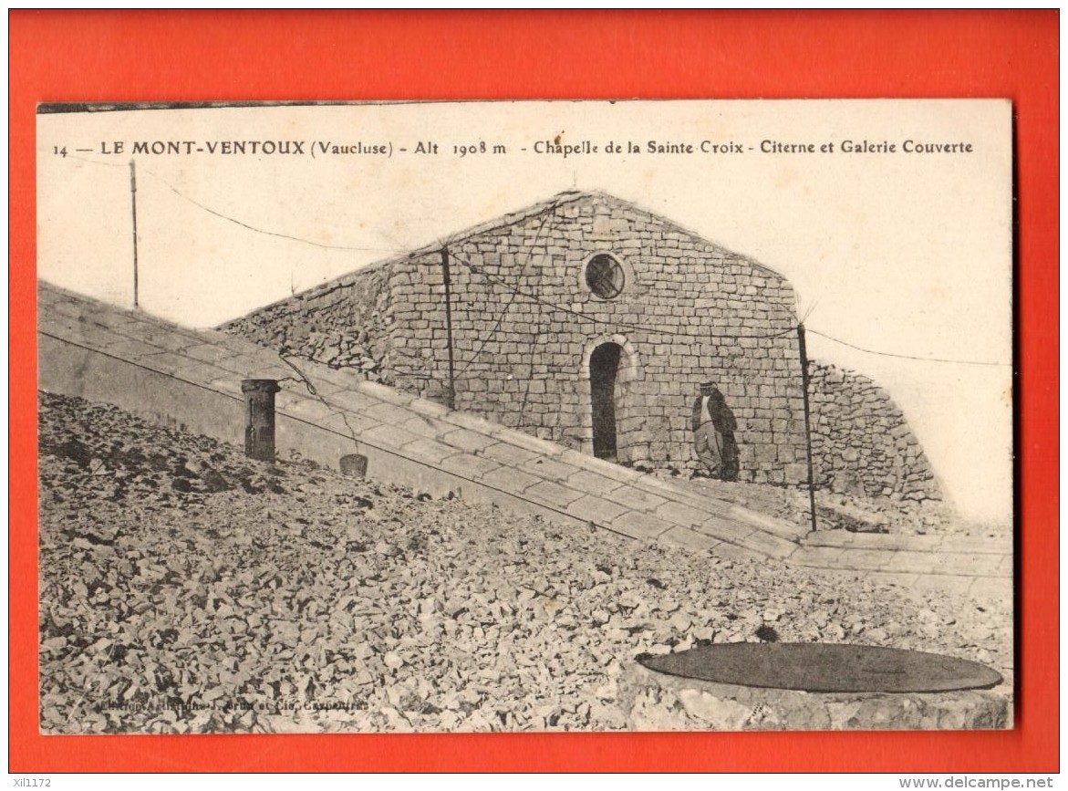 GAV-37 Mont-Ventoux Chapelle De La Sainte-Croix. Citerne Et Galerie Couverte.. Non Circulé - Andere & Zonder Classificatie