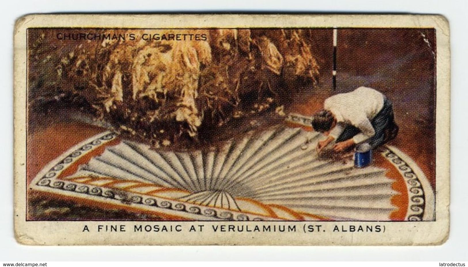 Churchman - 1937 - Treasure Trove - 2 - A Fine Mosaic At Verulamium (St. Albans) - Churchman