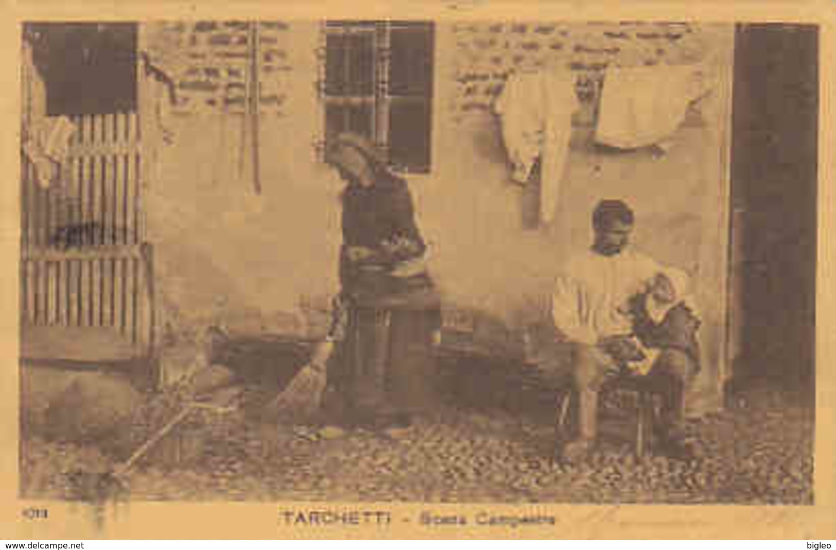 Tarchetti - Scena Campestre - 1910        (A-65-100208) - Bauernhöfe