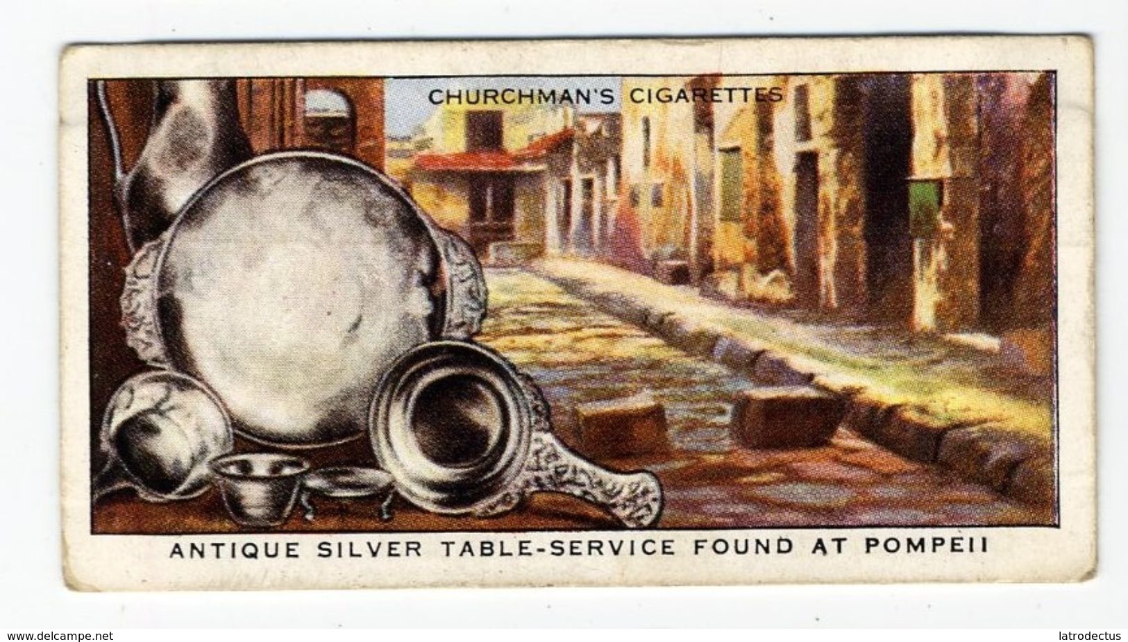 Churchman - 1937 - Treasure Trove - 18 - Antique Silver Table-service Found At Pompeii - Churchman