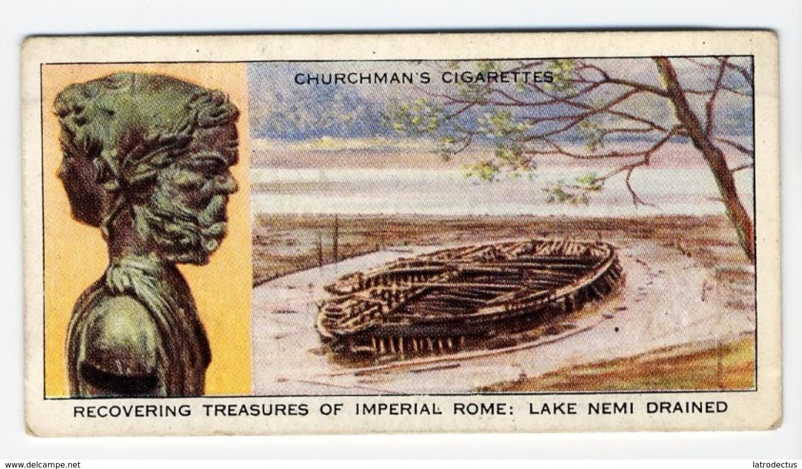 Churchman - 1937 - Treasure Trove - 21 - Recovering Treasures Of Imperial Rome : Lake Nemi Drained - Churchman