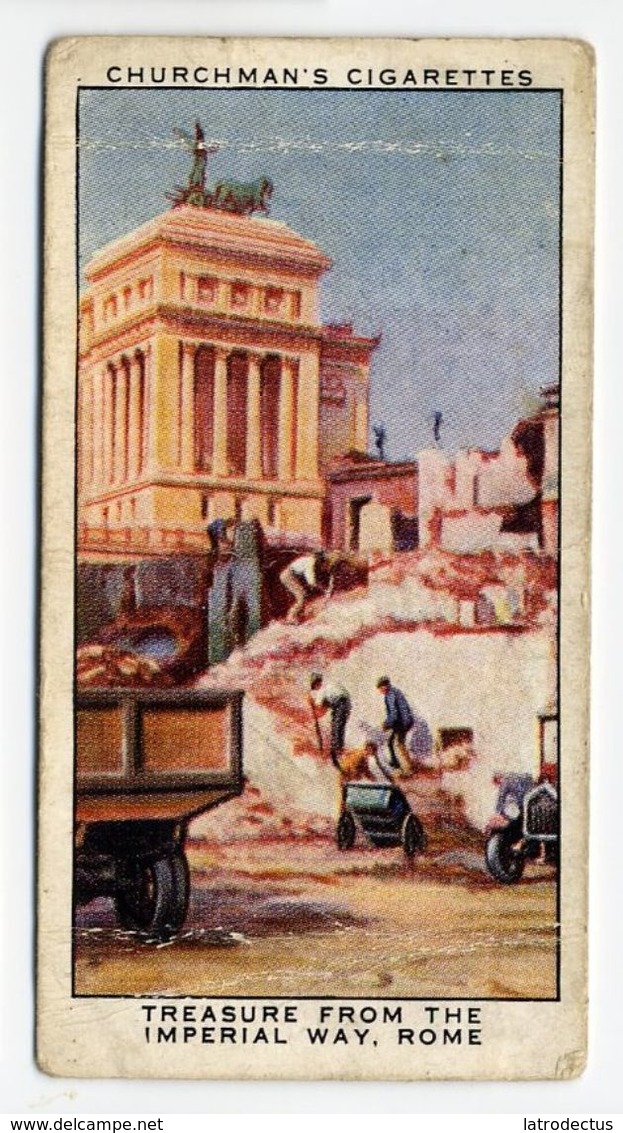 Churchman - 1937 - Treasure Trove - 22 - Treasure From The Imperial Way, Rome (bend) - Churchman