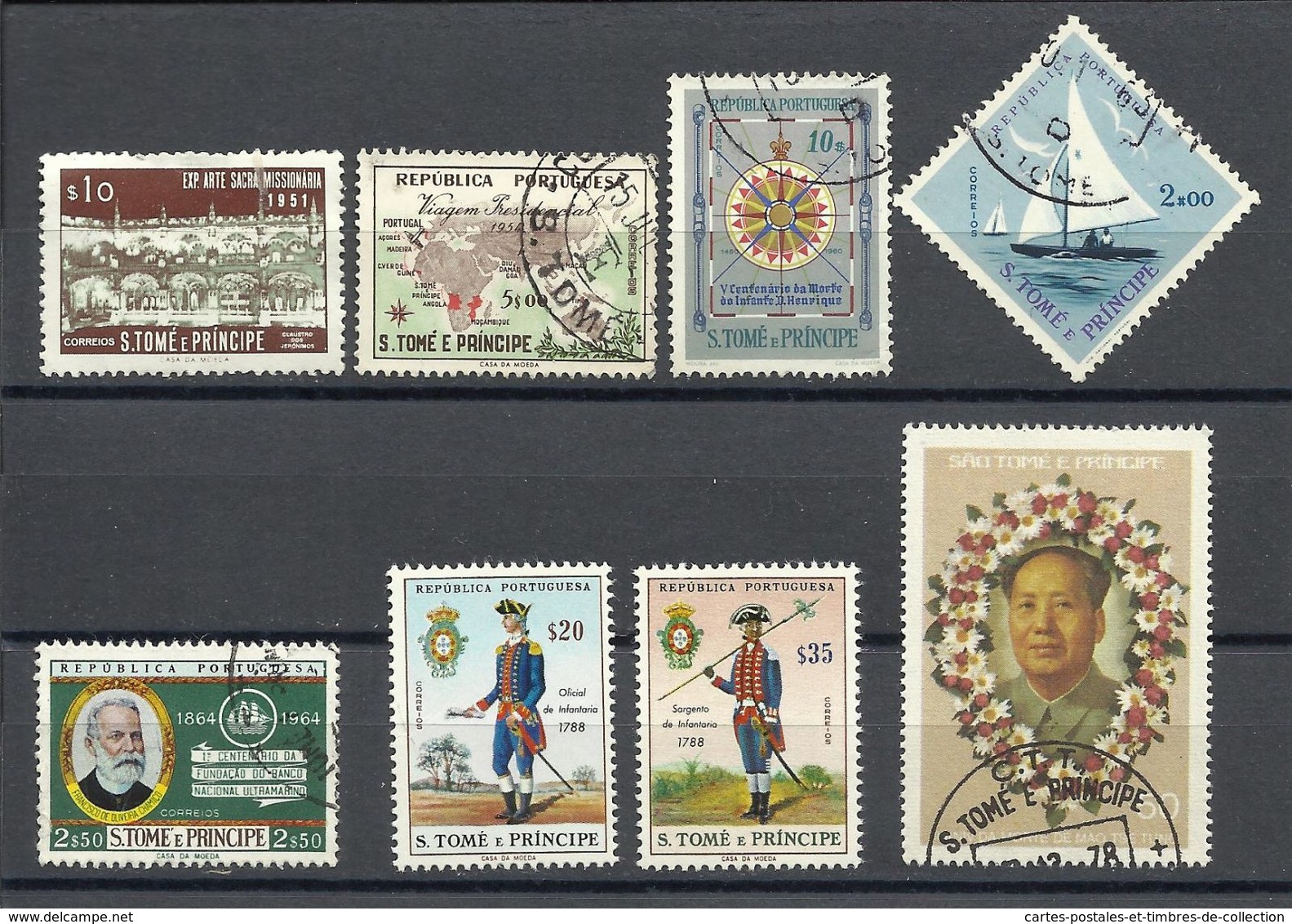 SAINT THOMAS & PRINCE , Lot De 91 Timbres De 1953 à ........ Voir Scans - St. Thomas & Prince