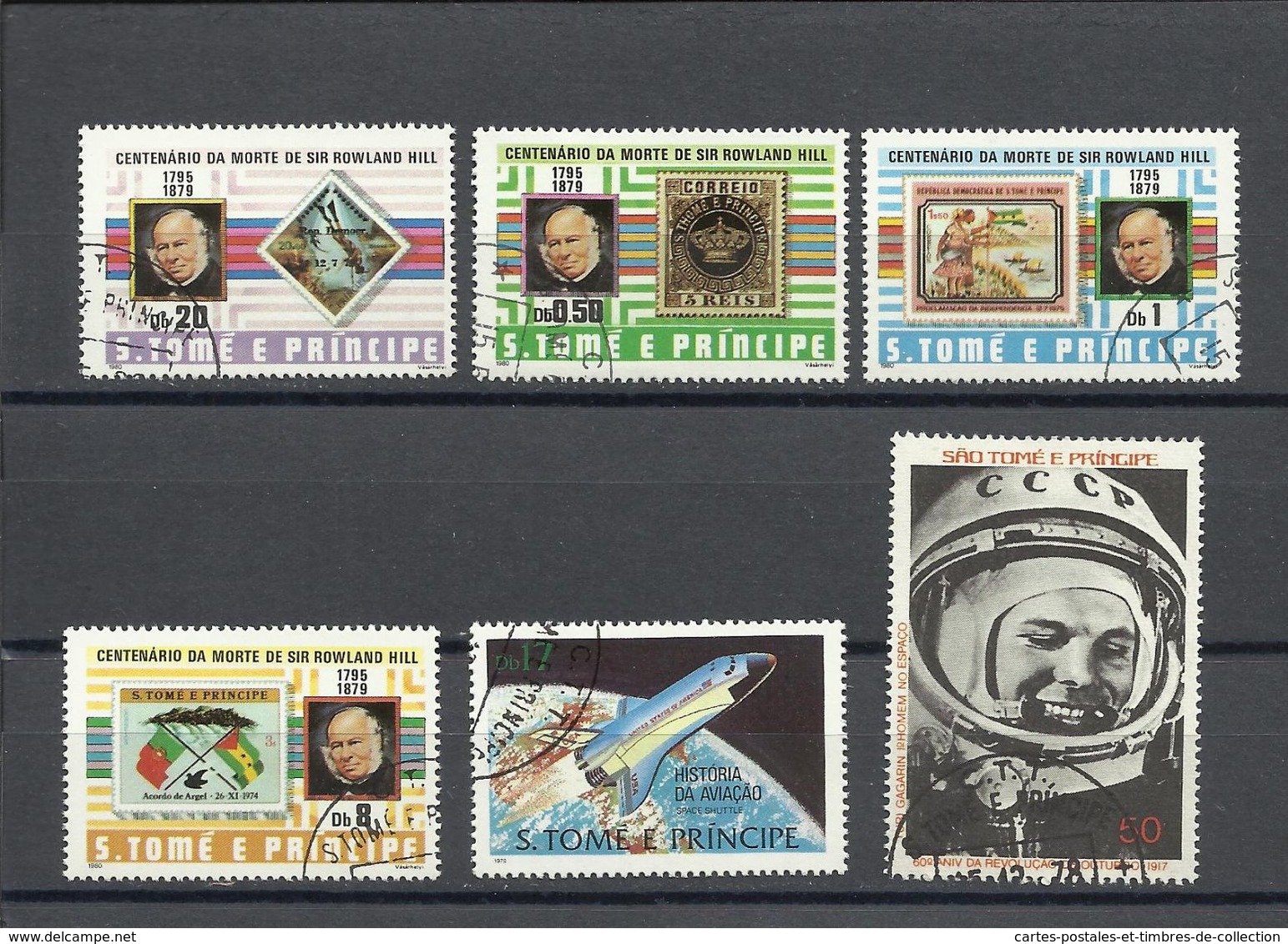 SAINT THOMAS & PRINCE , Lot de 91 timbres de 1953 à ........ voir scans