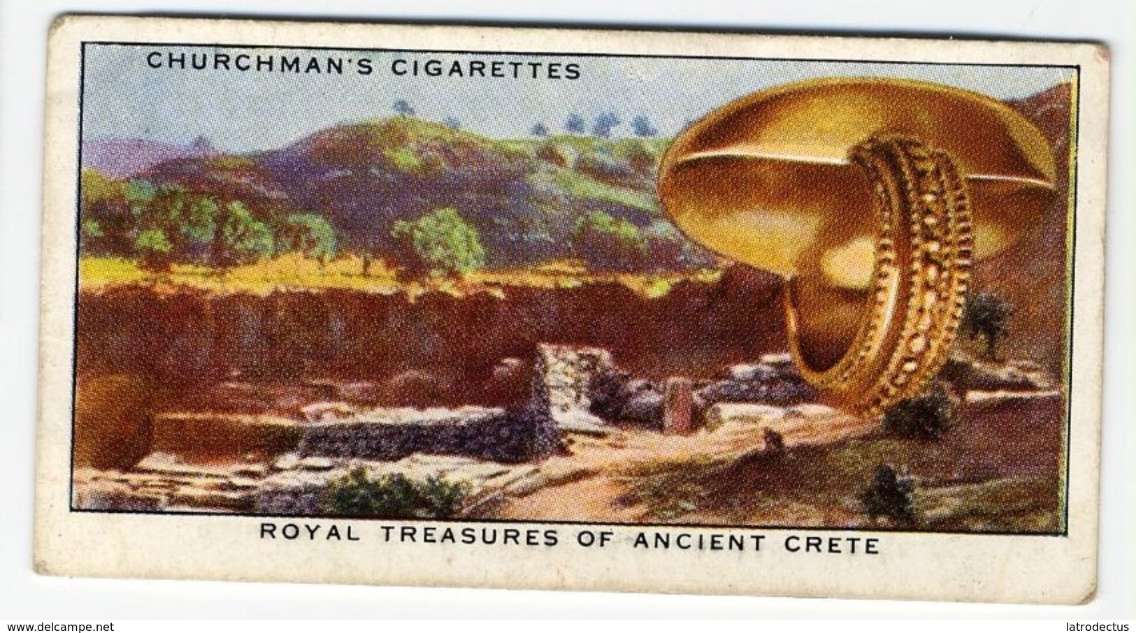 Churchman - 1937 - Treasure Trove - 25 - Royal Treasures Of Ancient Crete - Churchman