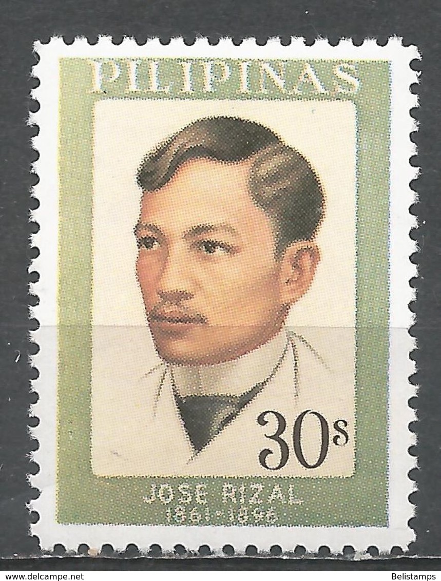 Philippines 1977. Scott #1313 (MNH) Dr. José Rizal (1861-1896) Physician, Poet And National Hero  *Complete Issue* - Filippijnen