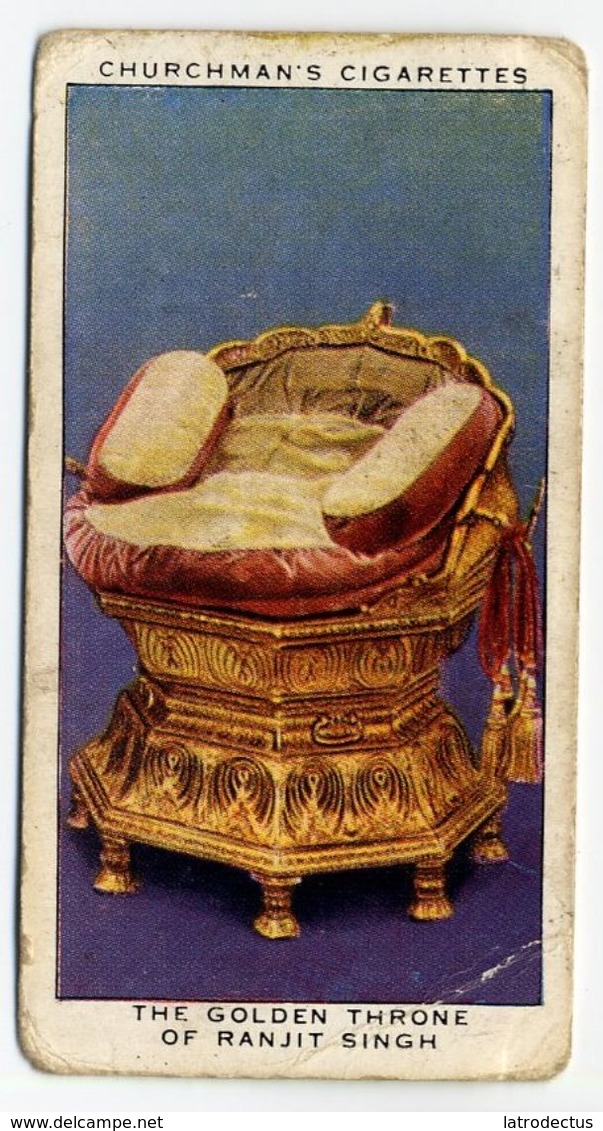 Churchman - 1937 - Treasure Trove - 40 - The Golden Throne Of Ranjit Singh - Churchman