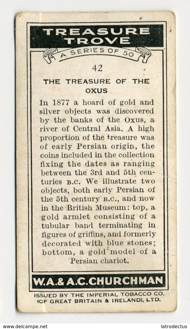 Churchman - 1937 - Treasure Trove - 42 - The Treasure Of The Oxus - Churchman