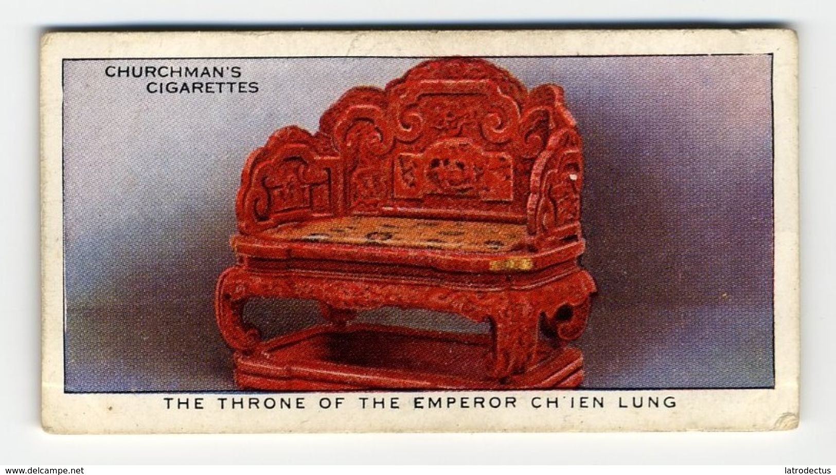 Churchman - 1937 - Treasure Trove - 45 - The Throne Of The Emperor Ch'ien Lung - Churchman