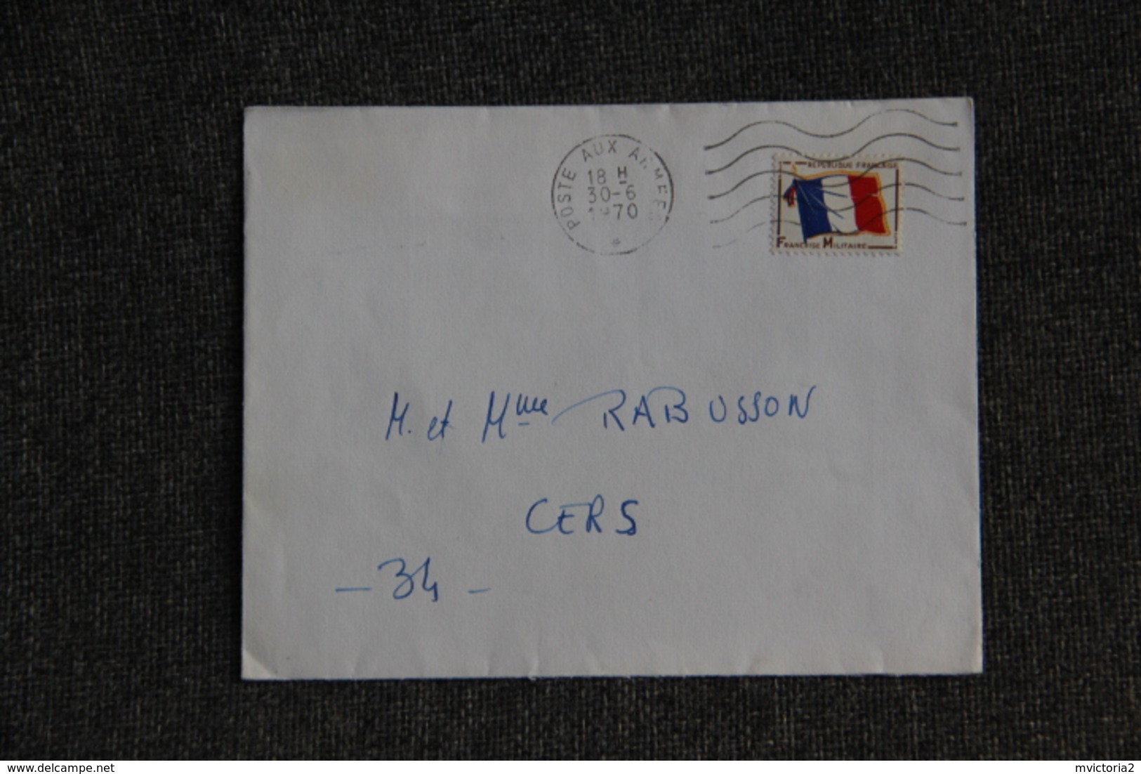 Lettre De POSTE AUX ARMEES, - Cat CERES : Franchise Militaire - Lettres & Documents