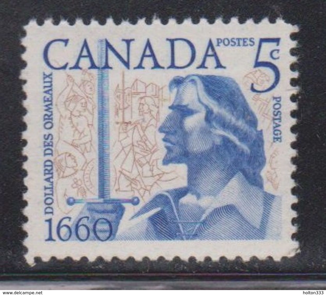 CANADA Scott # 390 MH - Dollard Des Ormieux - Unused Stamps