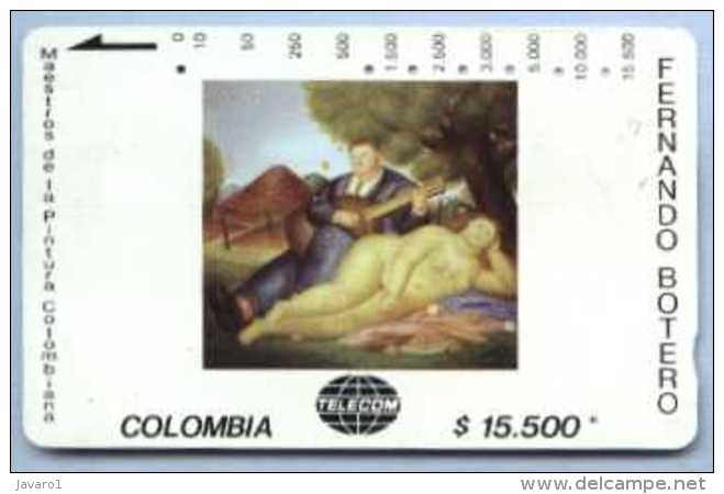 COLOMBIA : COLMT30 $15500 FERNANDO BOTERO  1972 Concierto USED - Kolumbien