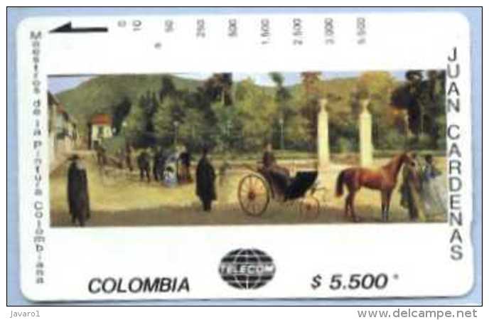 COLOMBIA : COLMT36 $5500  JUAN CARDENAS Parque Santander USED - Colombia