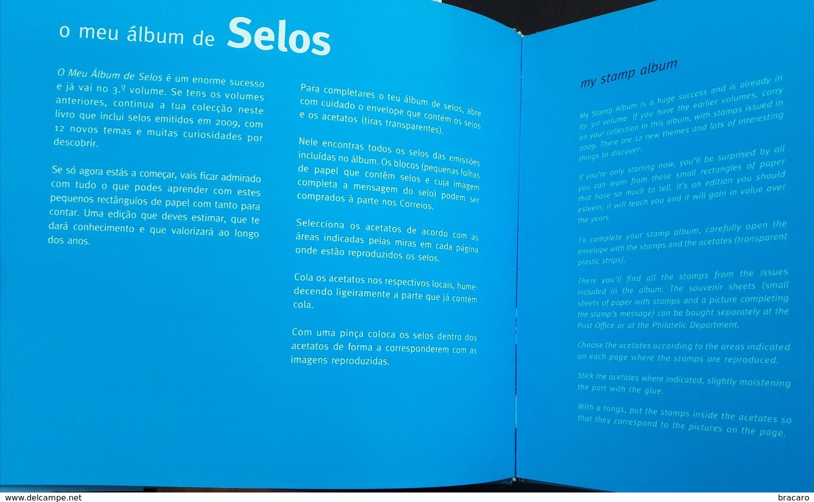 PORTUGAL - O MEU ALBUM DE SELOS / MY STAMP ALBUM - book - includes 47 stamps 2009 MNH