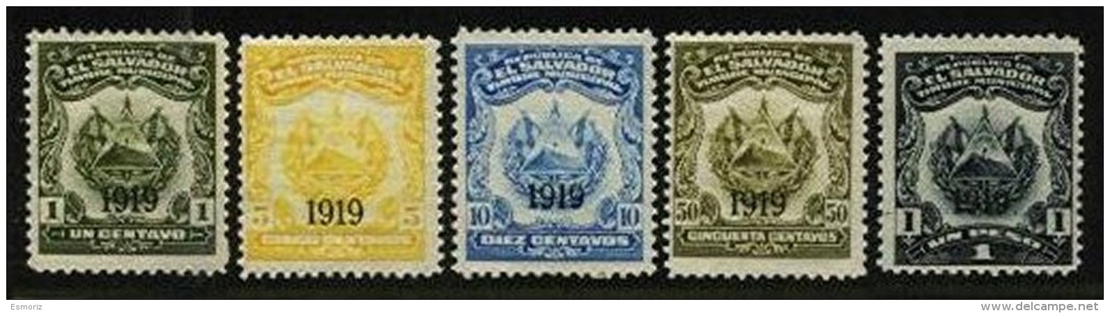 EL SALVADOR, Revenues, */** MLH/MNH, F/VF - Salvador