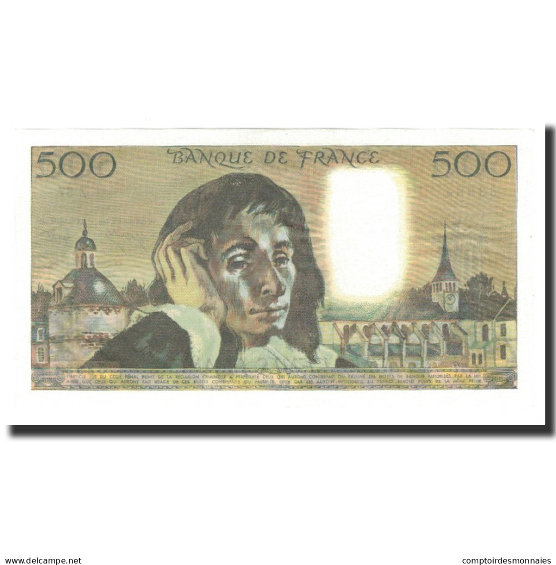 France, 500 Francs, 1976-04-01, SPL, Fayette:71.14, KM:156d - 500 F 1968-1993 ''Pascal''