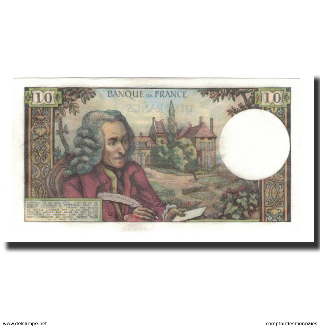 France, 10 Francs, 1972-09-07, NEUF, Fayette:62.58, KM:147d - 10 F 1963-1973 ''Voltaire''