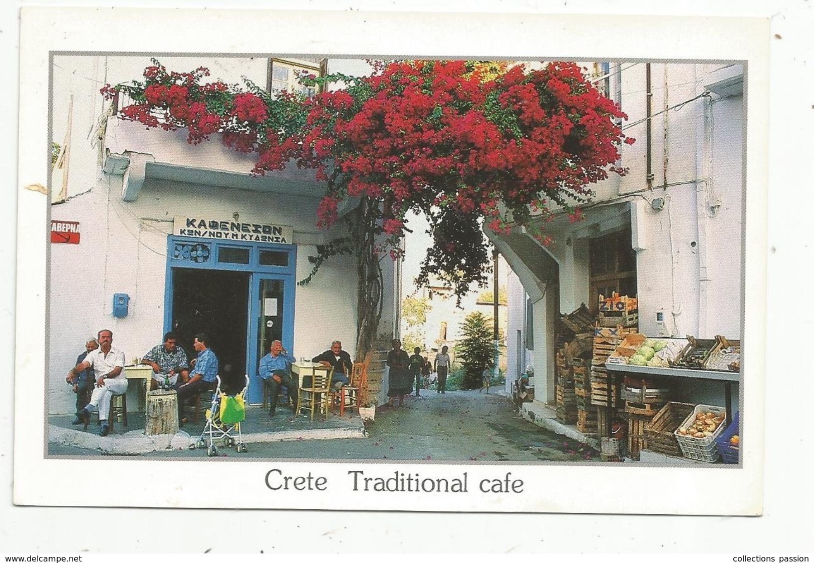 Cp , Café , CRETE TRADITIONAL CAFE , Voyagée, Kpnin - Cafes