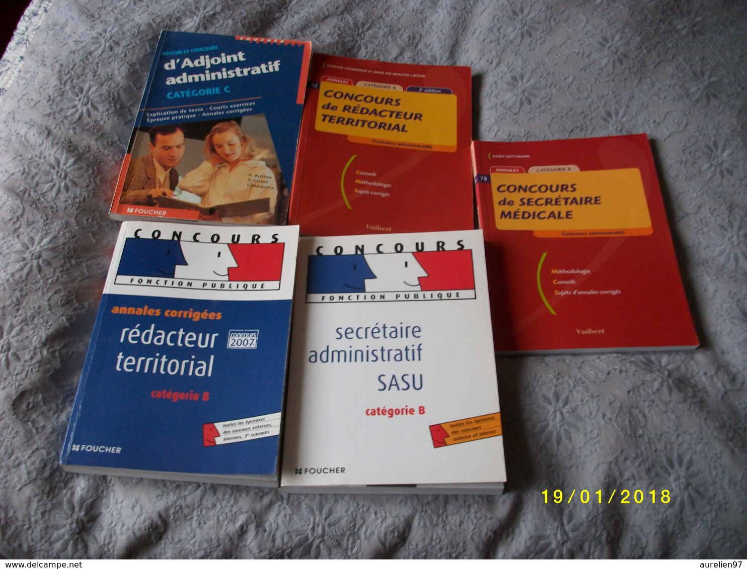 Lot De 5 Livres De Préparation à Différents Concours - Lotti E Stock Libri