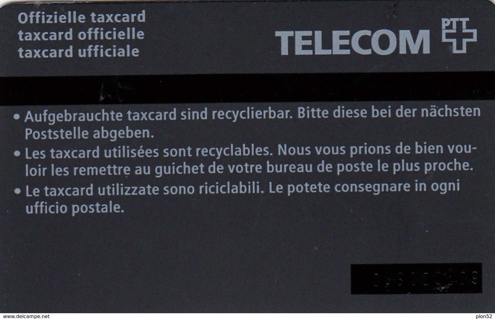 11498-TAXCARD-USATA - Suisse