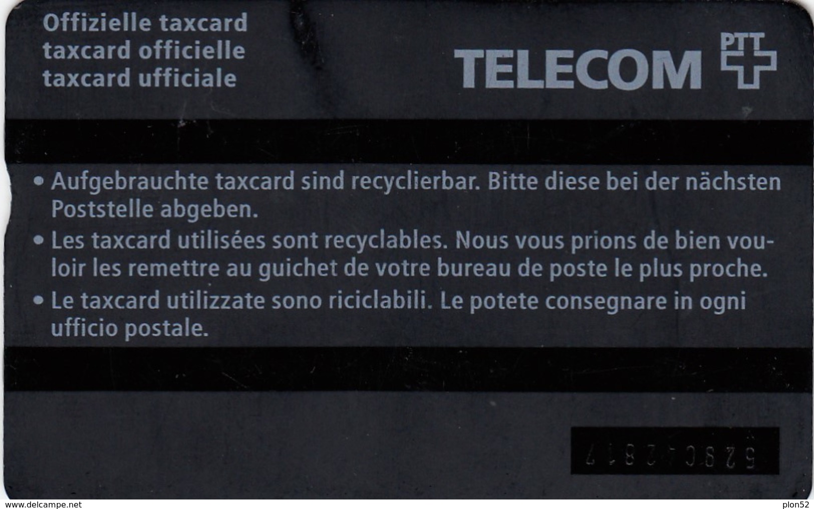 11500-TAXCARD-USATA - Switzerland