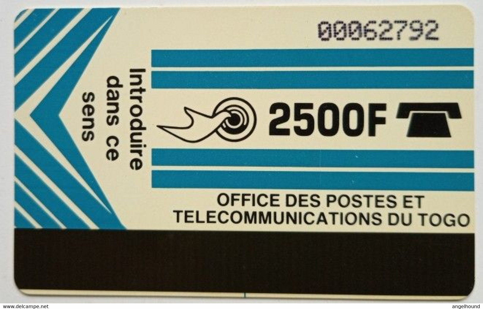 Togo 2500 Francs Autelca Light Blue - Togo