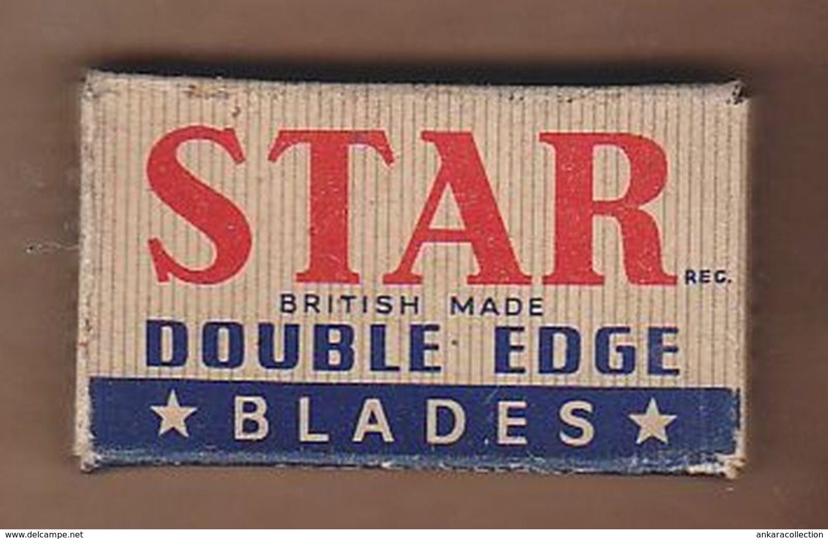 AC -  STAR DOUBLE EDGE BLADES 5 X SHAVING RAZOR BLADES IN BOX MADE IN BRITAIN - Hojas De Afeitar