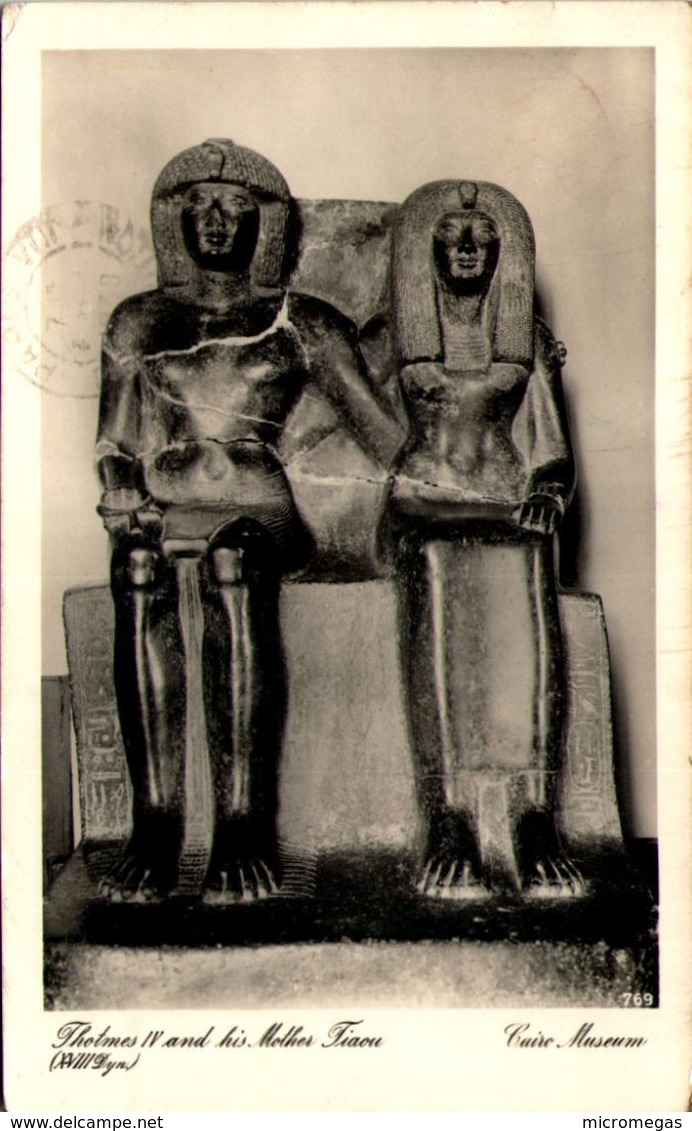 CAIRO - Museum - Thotmes IV And His Mother Tiaou - Musées