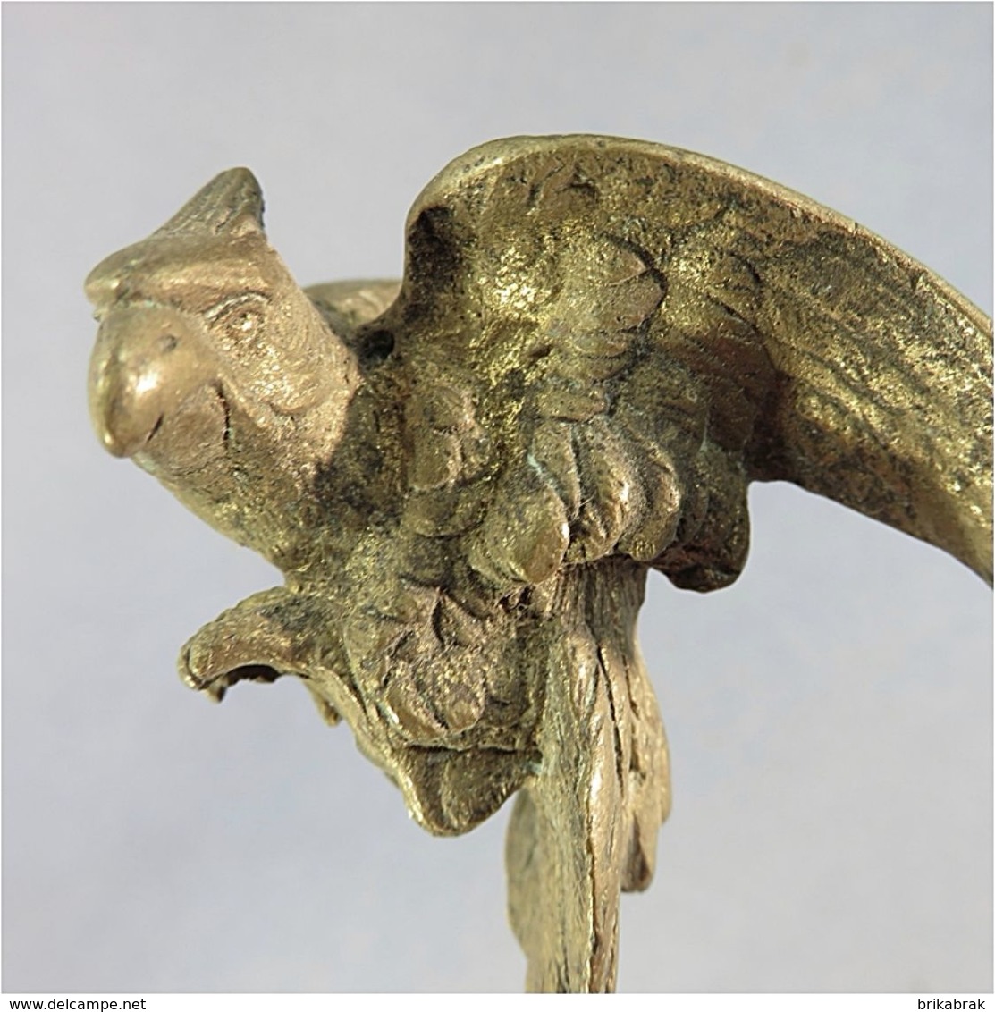 PETIT PERROQUET EN BRONZE + Oiseau Statue - Brons