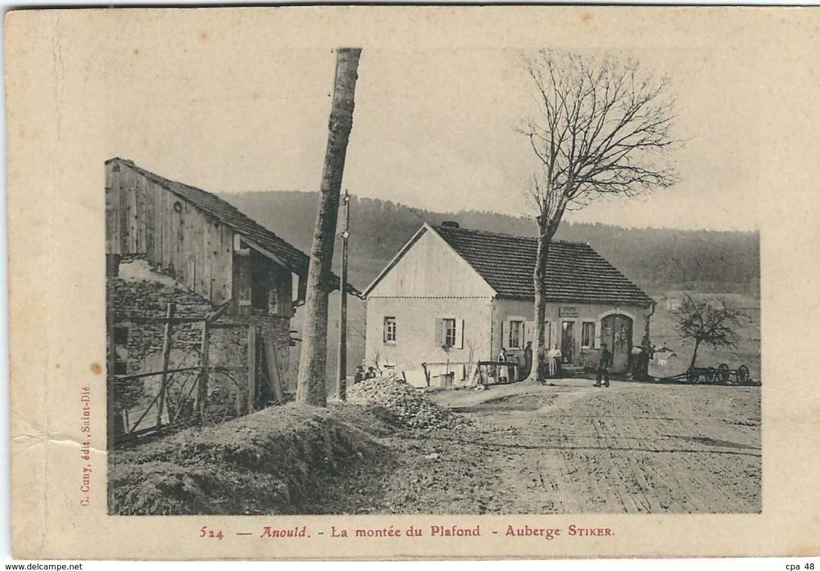 Vosges : Anould, La Montée Du Plafond, Auberge Stiker - Anould