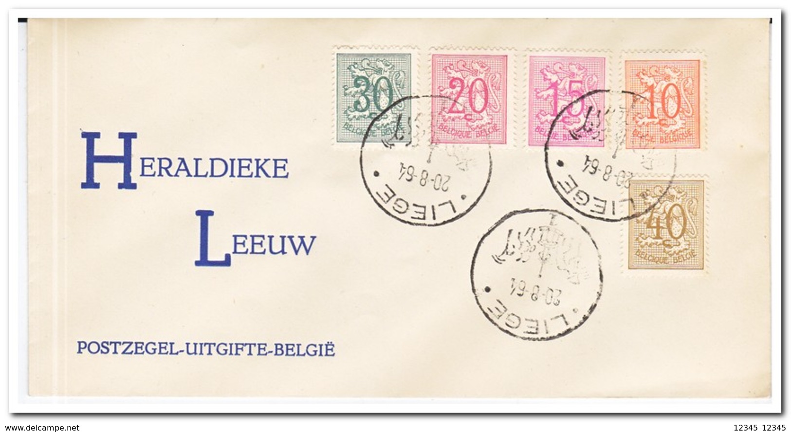 België 1964, Heraldieke Leeuw - 1961-1970