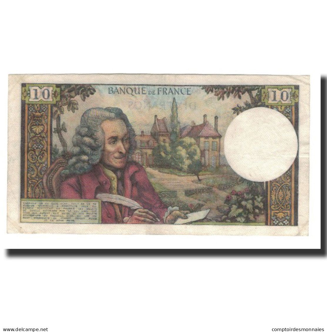 France, 10 Francs, 1966-07-07, SUP, Fayette:62.22, KM:147b - 10 F 1963-1973 ''Voltaire''