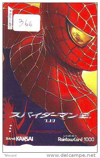 FILM (366) SPIDERMAN *  FILM MOVIE CINEMA KINO Sur Prepaidcarte Japon - Kino