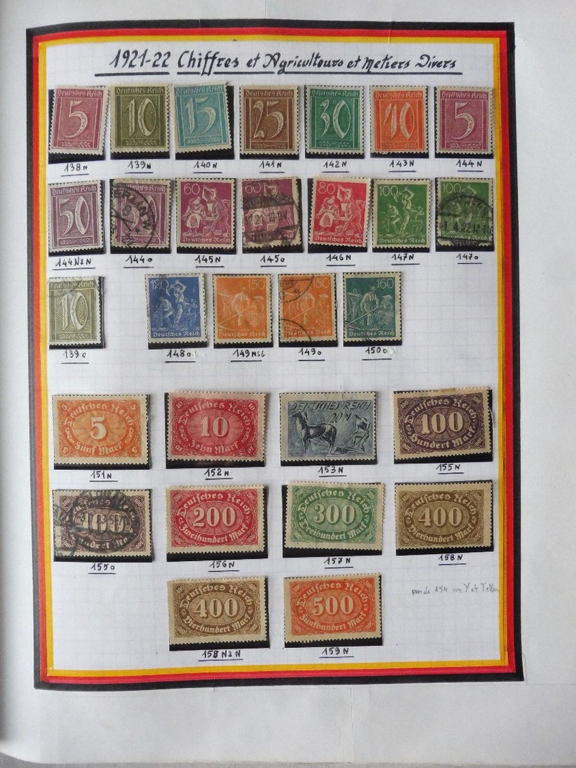 #  Vente FLASH Collection PRIX départ 10 euros !!!! collection de timbres Allemagne Bade Sarr...HIGH CV 450 photos