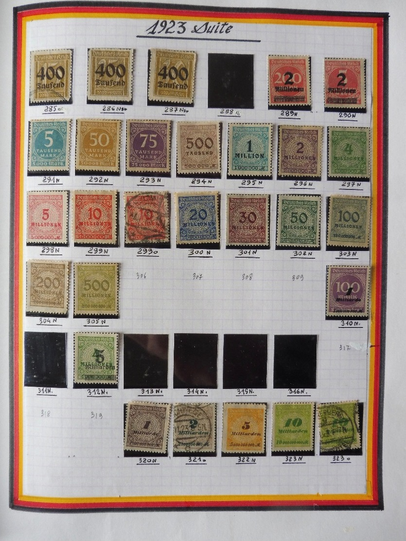 #  Vente FLASH Collection PRIX départ 10 euros !!!! collection de timbres Allemagne Bade Sarr...HIGH CV 450 photos