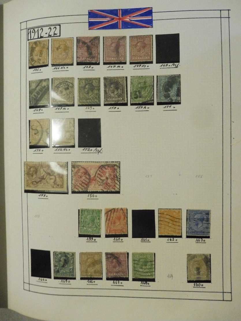 #  Vente FLASH Collection PRIX départ 10 euros !!!!  collection timbres GREAT BRITAIN Angleterre Colonies 214 photos