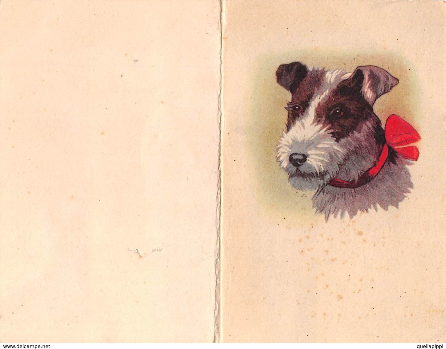 07257 "CALENDARIETTO 1953 - CANE FOX TERRIER" - Petit Format : 1941-60