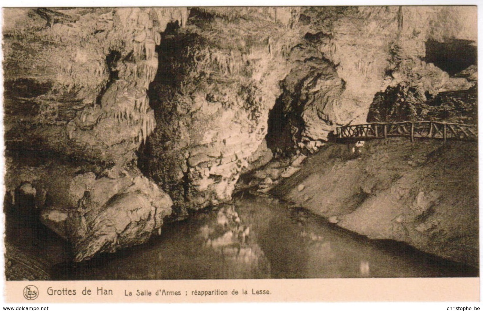 Grottes De Han, La Salle D'Armes, Réapparition De La Lesse (pk41507) - Rochefort