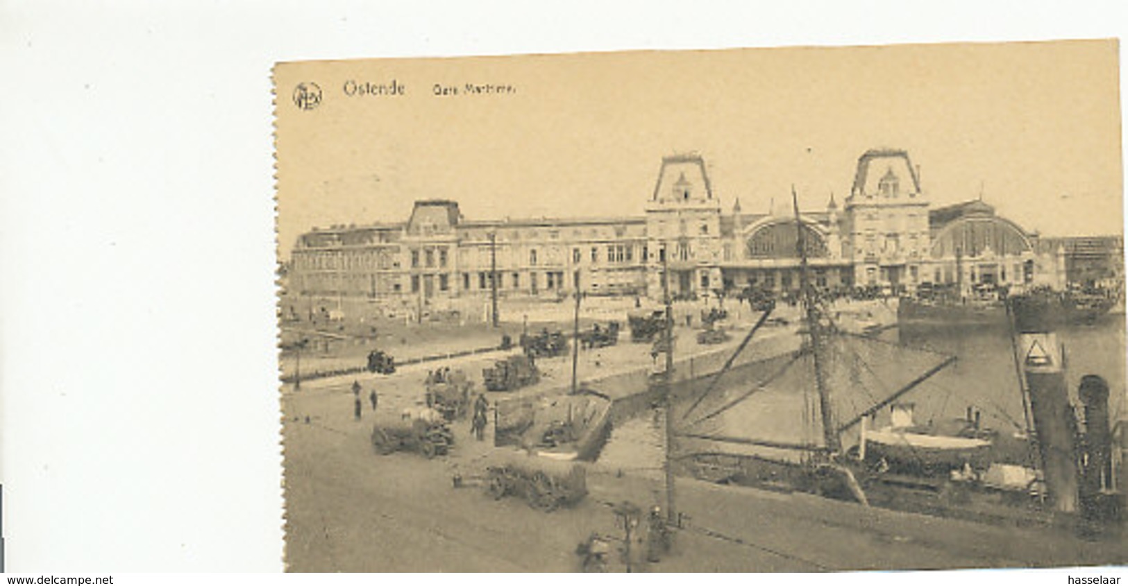 Ostende - Gare Maritime - 1921 - Oostende