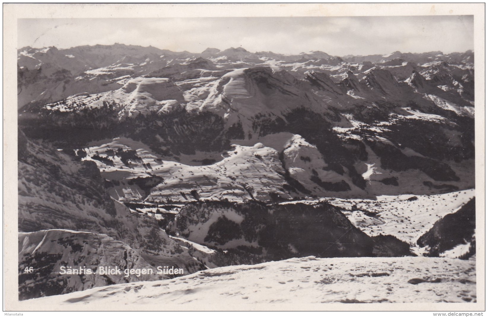 Säntis - Blick Gegen Süden (46) * 27. 2. 1933 - Sonstige & Ohne Zuordnung