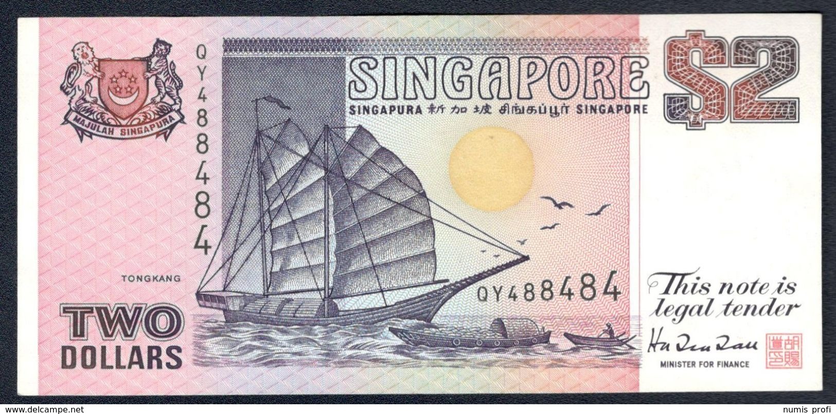 Singapore - 2 Dollars 1992 - P28 - Singapour