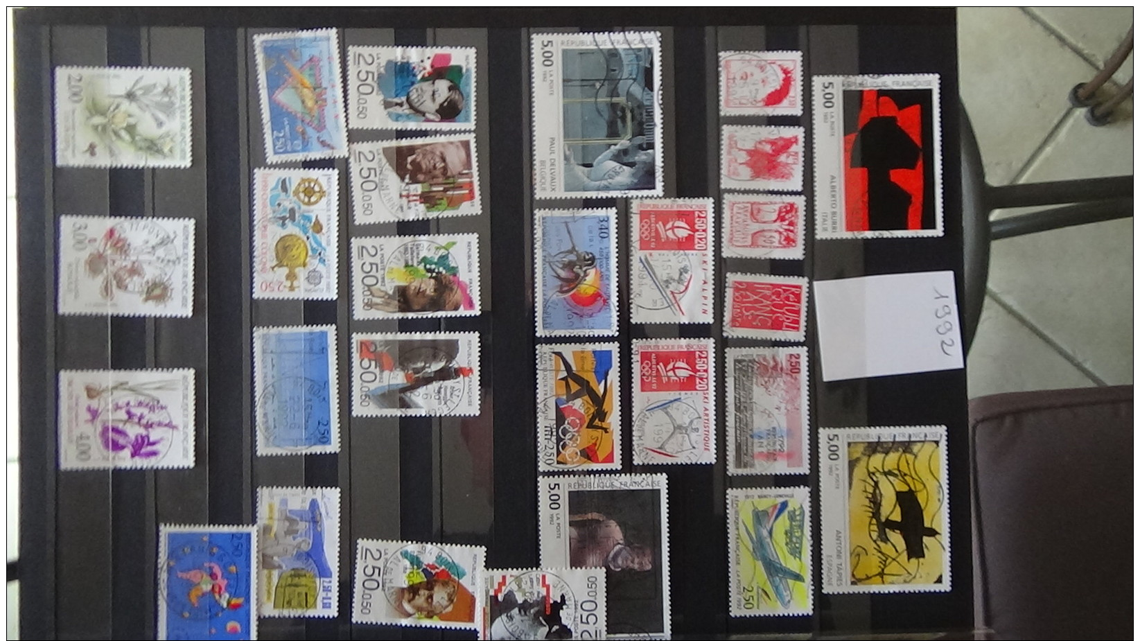 Album de timbres oblitérés de France période moderne. Voir commentaires