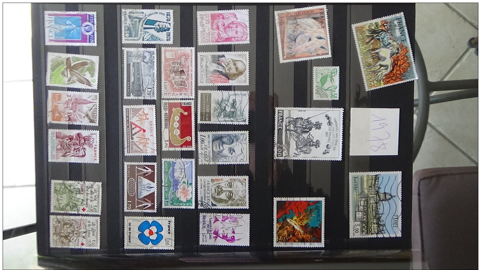 Album de timbres oblitérés de France période moderne. Voir commentaires