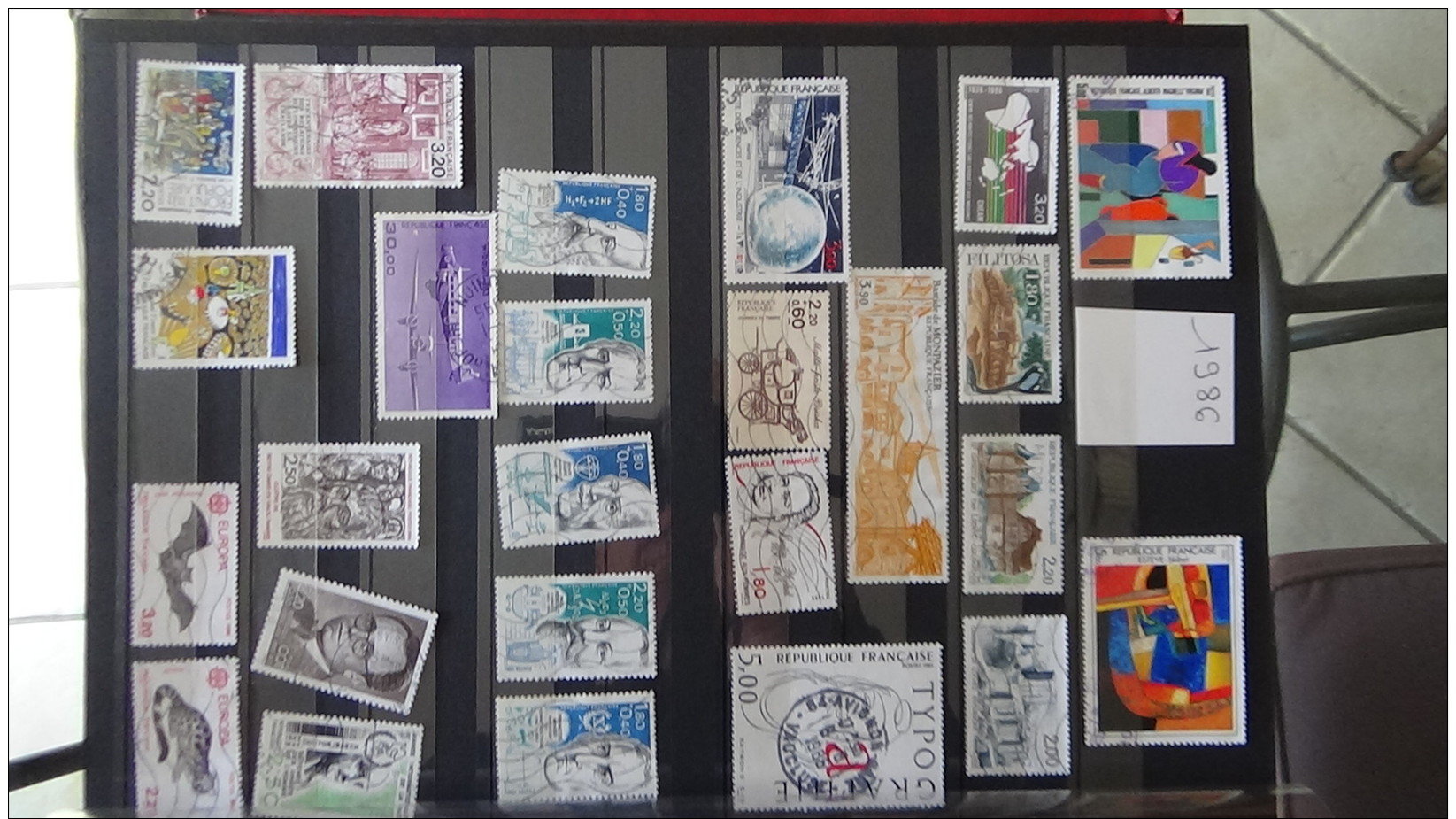 Album de timbres oblitérés de France période moderne. Voir commentaires