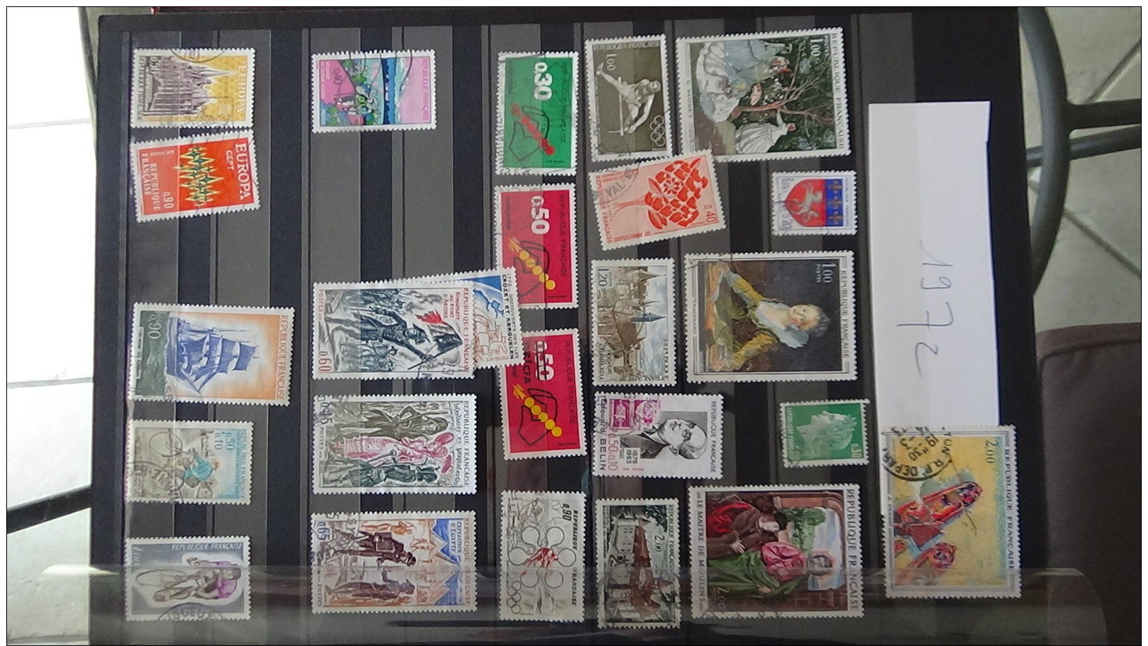 Album de timbres oblitérés de France période moderne. Voir commentaires