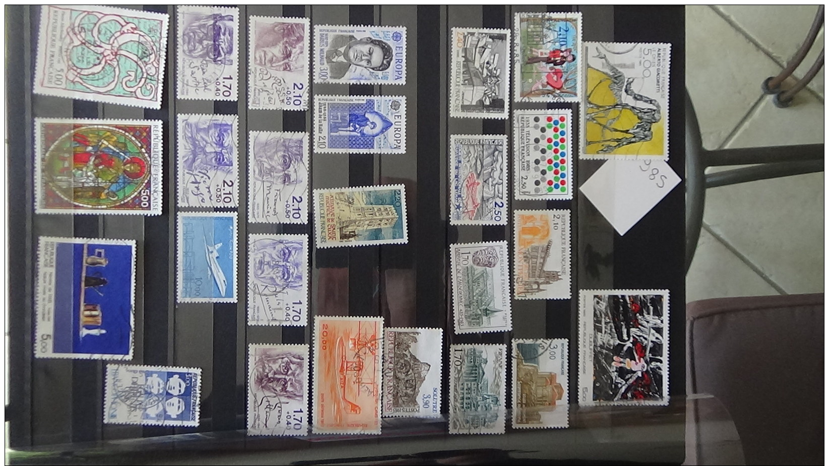 Album de timbres oblitérés de France période moderne. Voir commentaires