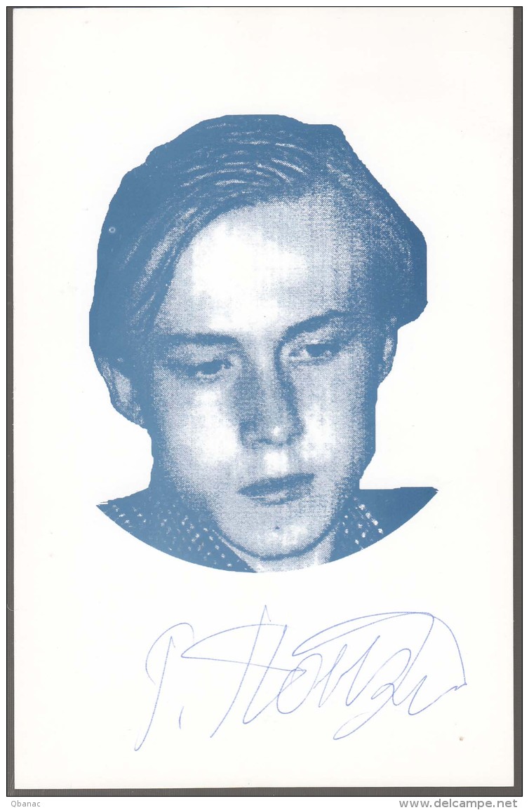 Autograph Ponomariov Ruslan, World Chess Champion. On Opposite Side Text And Chess Postmark - Historical Famous People