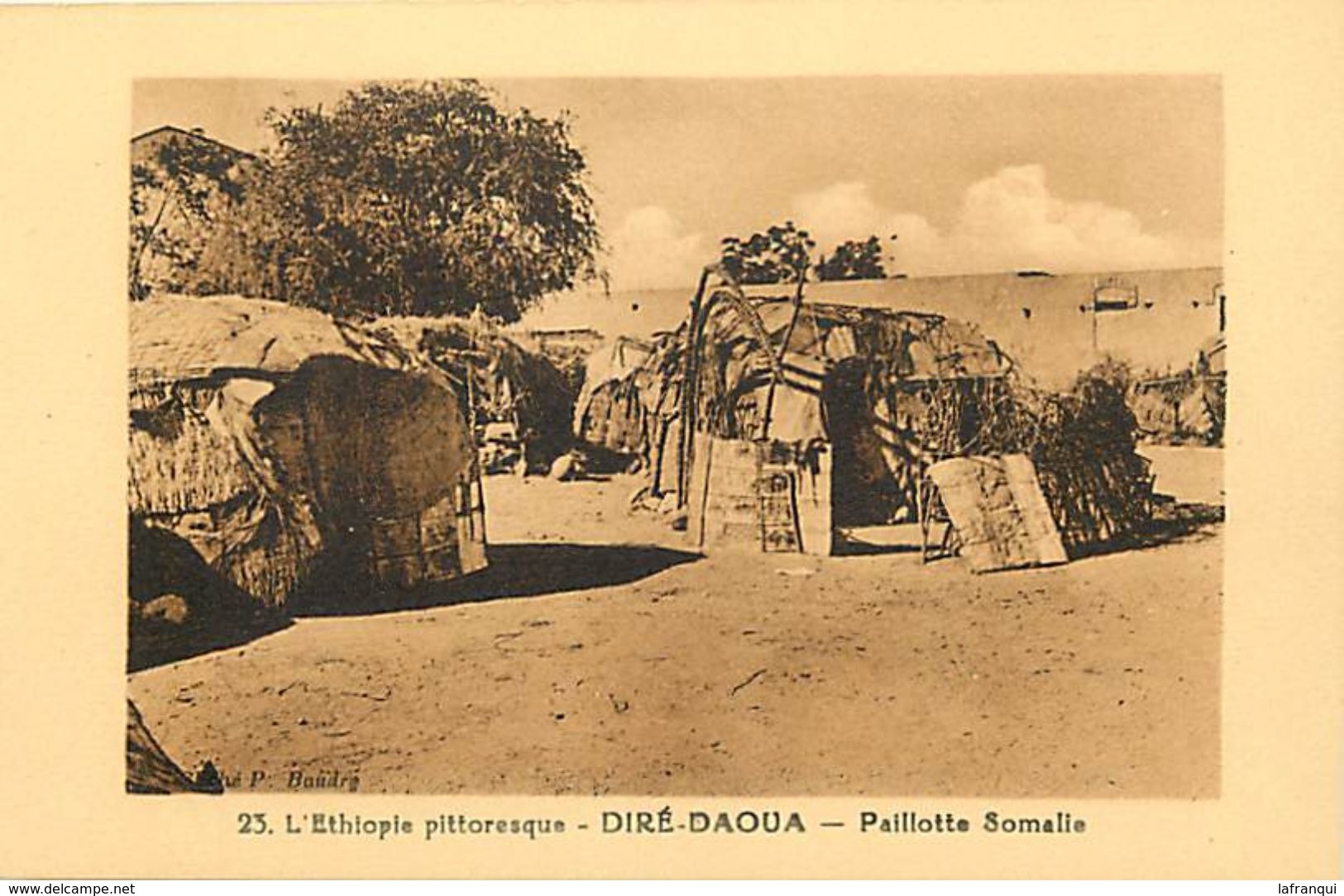 Pays Div-ref K880- Ethiopie - Ethiopia - L Ethiopie Pittoresque - Dire Daoua - Paillotte Somalie - Carte Bon Etat  - - Ethiopie