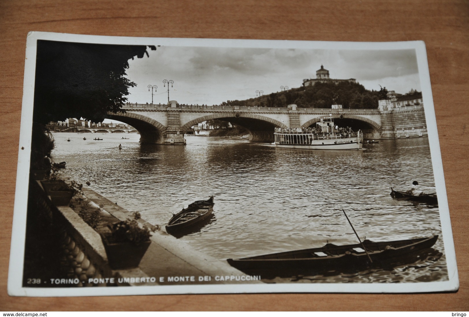 1318- Torino, Ponte Umberto E Monte Dei Cappuccini - 1938 - Bridges