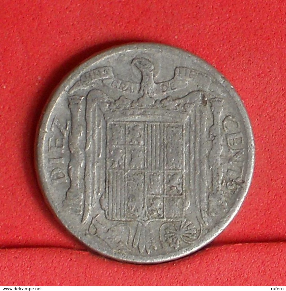 SPAIN 10 CENTIMOS 1953 -    KM# 766 - (Nº19901) - 10 Centimos